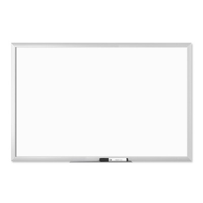 Mind Reader 36 x 48 Wall Mount Whiteboard, Magnetic Dry Erase, White