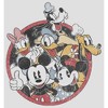 Women's Mickey & Friends Retro Group Shot Racerback Tank Top - 2 of 4
