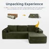 MAXYOYO 104" Modular Sectional Sofa Couch, with L-Shape Chaise, Modern Boneless Couch for Living Room, No Assembly Required - 3 of 4
