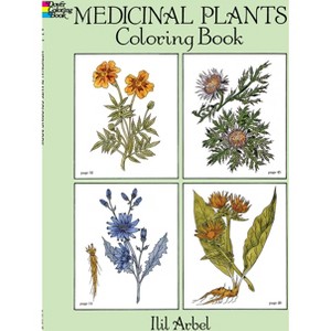 Medicinal Plants Coloring Book - (Dover Nature Coloring Book) by  Ilil Arbel (Paperback) - 1 of 1