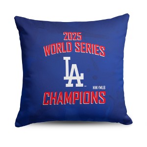 2025 World Series Championship Los Angeles Dodgers Bush League Throw Pillow 18x18 inches - 1 of 4