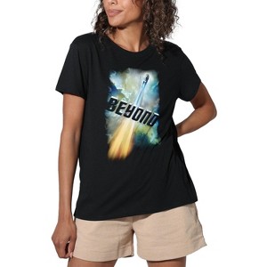 Women's Star Trek Beyond Beyond Poster Loose T-Shirt Black - 1 of 4