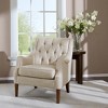 Ridstar Accent Chair, Armchairs For Living Room-Beige - 3 of 4