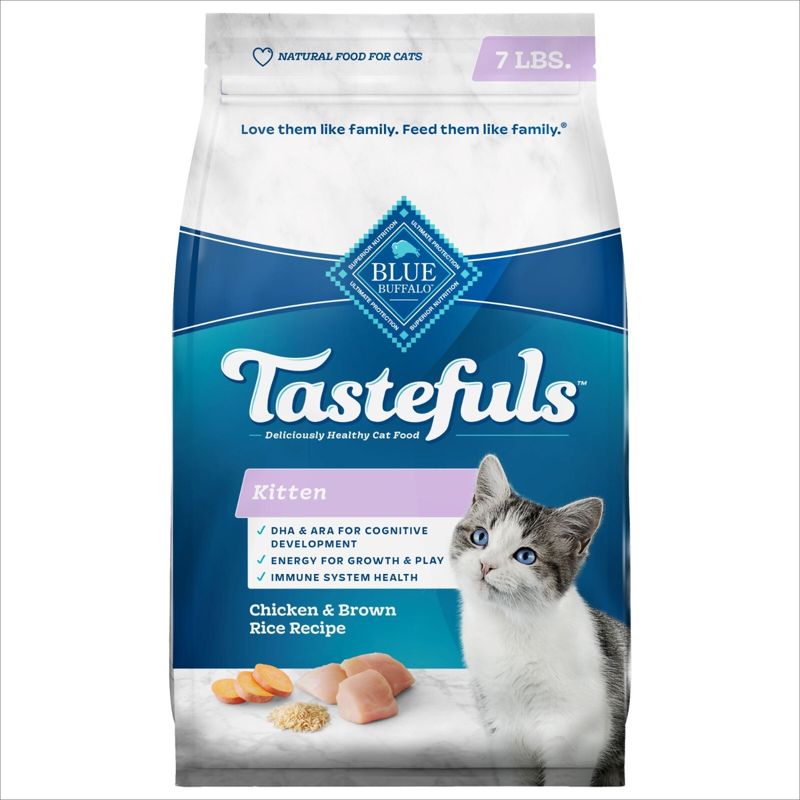Blue Buffalo Tastefuls with Chicken Natural Kitten Dry Cat Food, 1 of 12