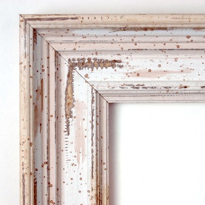 Alexandria White Wash Wood Framed Cork Bulletin Board 33" x 25"