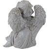 Northlight 8.75" Gray Sitting  Angel with Wings Outdoor Garden Statue - 4 of 4