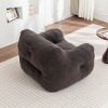 Bean Bag Chair Modern with Armrests for Living Room or Bedroom 37in-3irtyhousy - 3 of 4