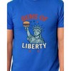 Men's Buns of Liberty Statue of Liberty Patriotic Funny T-Shirt - 4 of 4