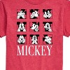 Men's - Disney - Mickey Expression Grid Short Sleeve Graphic T-Shirt - 2 of 4