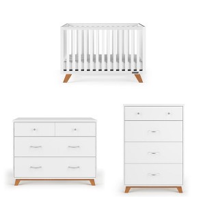 Child Craft SOHO Crib, Dresser, and Chest, 3-Piece, Includes 4-in-1 Convertible Crib, Dresser, and Chest - 1 of 4