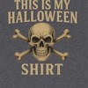 Rerun Island Men My Halloween Shirt Cross Skull Short Sleeve Graphic Cotton T-Shirt - 2 of 4