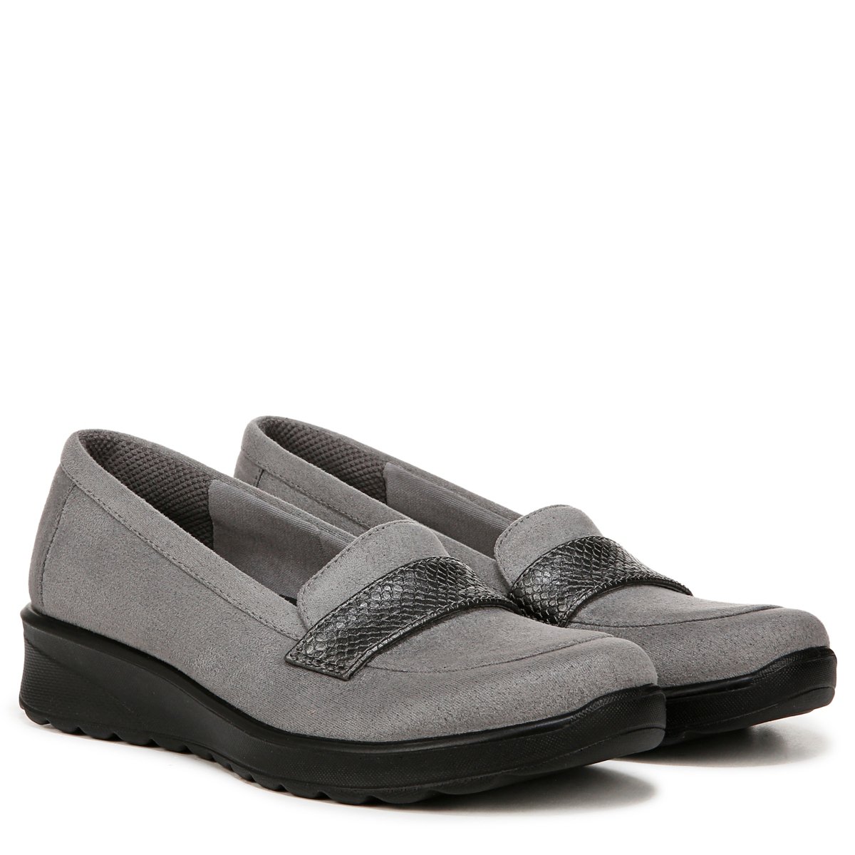Женские туфли Bzees for Lifestride BZees Womens Gamma 2 Comfort Loafer Loafer Graphite 9 W — фото 2
