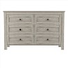 Bella Depot Farmhouse Wooden Dresser with 6 Drawer - 4 of 4