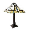 Chloe Lighting Archie Tiffany-style Mission Stained Glass Table Lamp 24" Height - 3 of 3