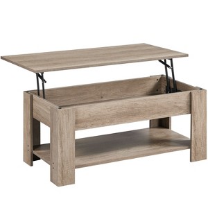 Yaheetech Lift Top Coffee Table with Hidden Compartment & Open Shelf For Living Room - 1 of 4