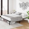 coucheta Metal Bed Frame, Platform Base with Wrought Rod Design,No Box Spring Required,Sturdy Foundation with Under-Bed Storage Space, Easy Assembly - 2 of 4