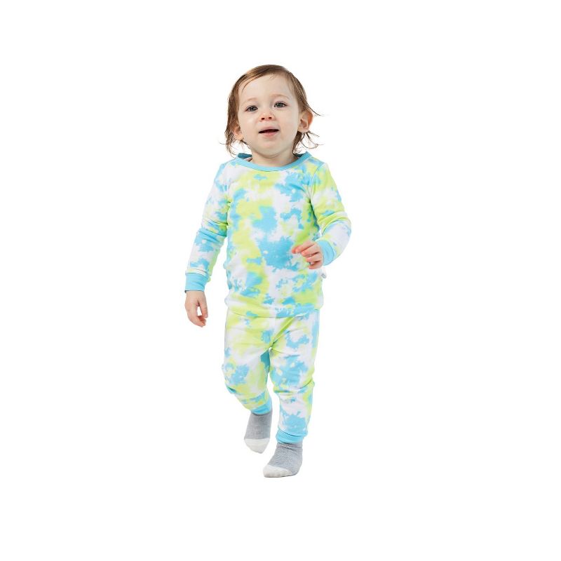 Sleep On It Infant & Toddler Boys 2-Piece Super Soft Jersey Snug-Fit Pajama Set with Matching Socks, 2 of 4
