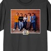 Boy Meets World Cory, Topanga, Shawn, Jack, and Eric Men's Charcoal Short Sleeve Tee - 2 of 3