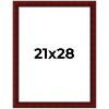 PosterPalooza | Weathered Red Picture Frame - UV Acrylic, Foam Board Backing, Hanging Hardware - 2 of 4