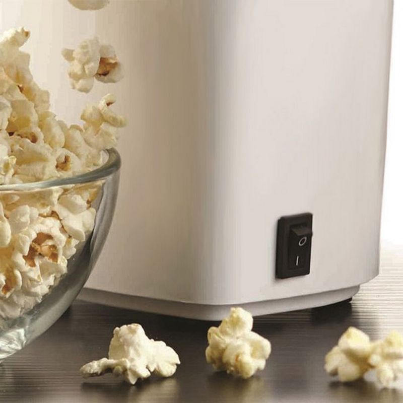 Brentwood Hot Air Popcorn Maker in White, 4 of 5
