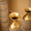 Infurnic Decorative Vases Set of 3 Classic and Neat Vases Vases, High Independent Flower Stand for Living Room, Entryway, Multiolored, 5.7"*5.7"*33.5" - 4 of 4