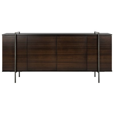 Baxton Wood Sideboard Brown/Black - Safavieh