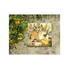 Cottage Garden West of The Wind Harvest Pumpkins Yellow, Brown, Tan 24 x 24 Inch Waterproof Gallery Wrapped Canvas, Outdoor Garden, Yard, Patio All - 2 of 2