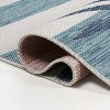 JONATHAN Y Veronica Classic Beach Stripe and Palm Leaf Indoor/Outdoor Area Rug - 3 of 4