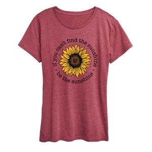 Women's - Instant Message - Be The Sunshine Short Sleeve Graphic T-Shirt - 1 of 4