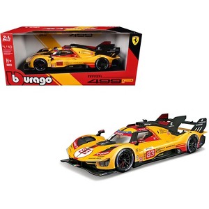 FFerrari 499P #83 "Ferrari AF Corse" "24 Hours of Le Mans" (2024) "Racing" Series 1/18 Diecast Model Car by Bburago - 1 of 4