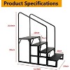COZONY RV Steps with Handrail, 2/3/4/5 Step Portable Stairs, Anti-Slip, 660 lbs Capacity, Heavy Duty Ladder for Camper, Hot Tub, Trailer, Outdoor - 2 of 4