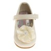 Josmo Baby Girls' Mary Jane Flats with Flower Detail: Non-Slip Soft Sole Newborn Infant Toddler First Walker Crib Dress Shoes - 4 of 4