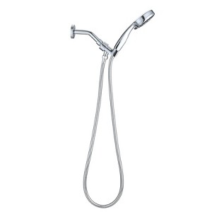 SEVOBAL Shower Faucets, Five-Spray Handheld Shower Head with High-Pressure Performance and Flexible Hose, Silver, 11"*9"*4" - 1 of 4