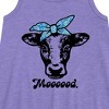 Girls' - Instant Message - Mood Cow Graphic Sleeveless Aline Dress - 2 of 4
