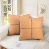 REGALWOVEN Square Waterproof Modern Decorative Sofa Cushion Cases 18 x 18 Inch 2 Pcs - 2 of 4