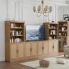 SpassWay 31"L 16"D Wood Storage Cabinet Decorative Sideboard Kids Classroom Storage Bookshelves/Bookcase with Adjustable Shelves - 4 of 4