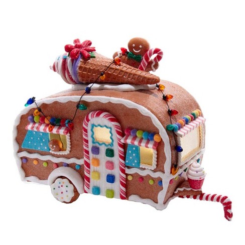 Kurt Adler 8.4 Inch Battery-operated Light-up Gingerbread Food