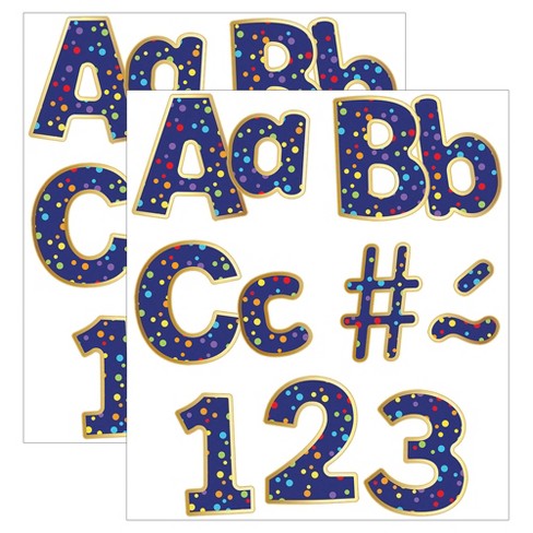 Artskills 160ct Peel & Stick Foil Letters/numbers/symbols - Gold Metallic :  Target