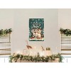 Lomsoe Merry Christmas Cat Sign ¨C Cat Metal Wall Art, Holiday Room Decoration, Cute Christmas Cat Decor 8x12 Inch, Fa La La Meow - 2 of 4