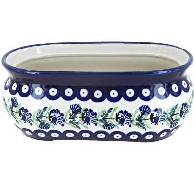 Blue Rose Polish Pottery Sweet Annie Small Planter