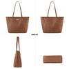 Tote Bags Large Leather Purses and Handbags Top Handle Shoulder Satchel Hobo Bags - 4 of 4