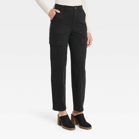 Women's Cargo Graphic Pants - Black 3x : Target