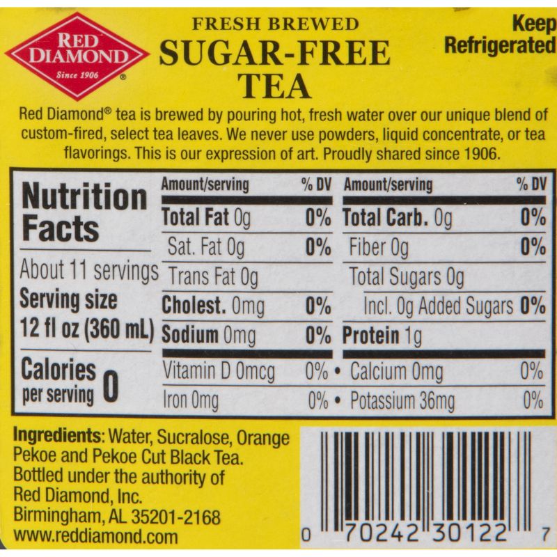 Red Diamond Sugar-Free Tea - 128 fl oz, 4 of 5