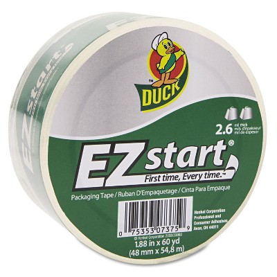 Duck EZ Start Premium Packaging Tape 1.88" x 60yds 3" Core Clear CS60C