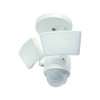 LED Outdoor Motion Sensor Floodlight – 1100 Lumens, 180° Detection, Weatherproof, Eave/Wall Mount, Exit Detection, Rotatable Sensor, White - 4 of 4