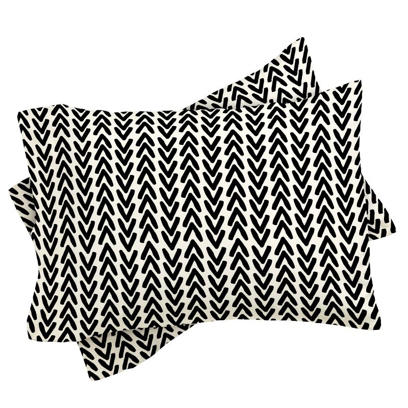 Allyson Johnson Bohemian Arrows Comforter Set Black  - Deny Designs, 4 of 8