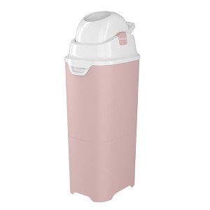 Foundations Tall Diaper Pail with Airtight Lid - Durable & Odorless Diaper Disposal, Holds up to 60 Newborn Diapers, Refill With Any Bags - 1 of 4