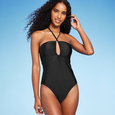 Beachsissi High Waisted Bikini Twist Front Tie Back 2 Piece Swimsuit Solid  Color : : Clothing, Shoes & Accessories