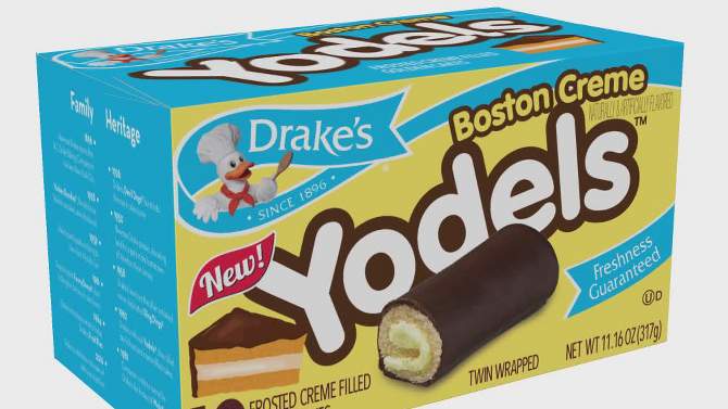 Drake&#39;s Boston Creme Yodels - 11.16oz, 2 of 5, play video