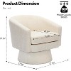 Swivel Accent Chair, 360° Chenille Swivel Lounge Reading Chair,Modern Single Sofa Lounge Armchair Club Chair with Storage Space - 2 of 4